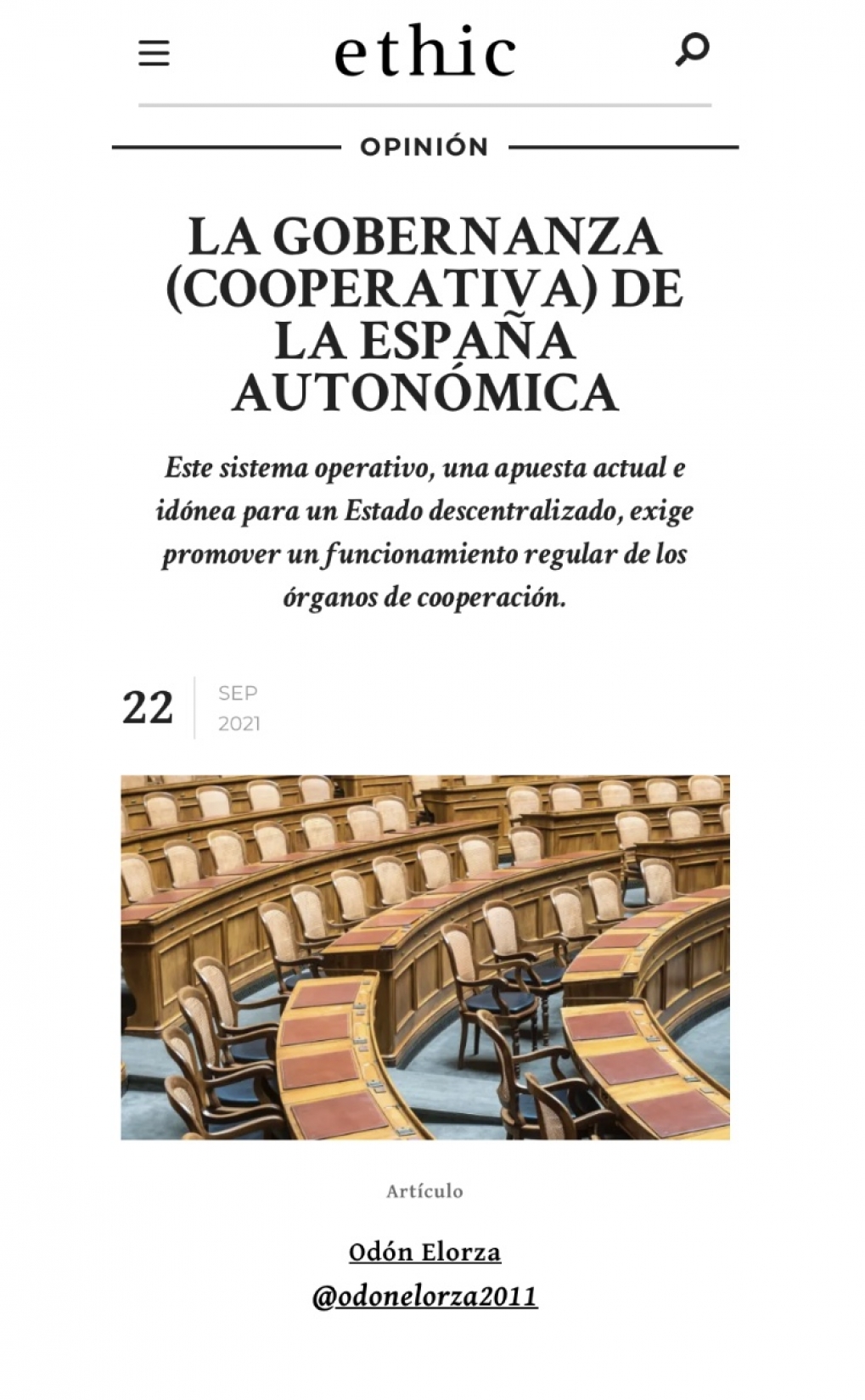 Los &oacute;rganos de cooperaci&oacute;n y la gobernanza de la Espa&ntilde;a Auton&oacute;mica.