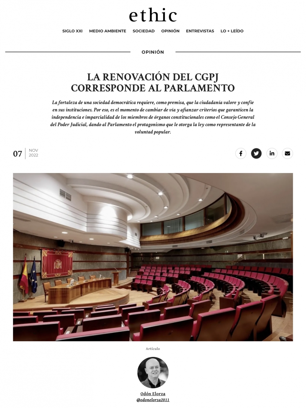 Tras 4 a&ntilde;os de golpismo institucional del PP, la renovaci&oacute;n del CGPJ corresponde al Parlamento.