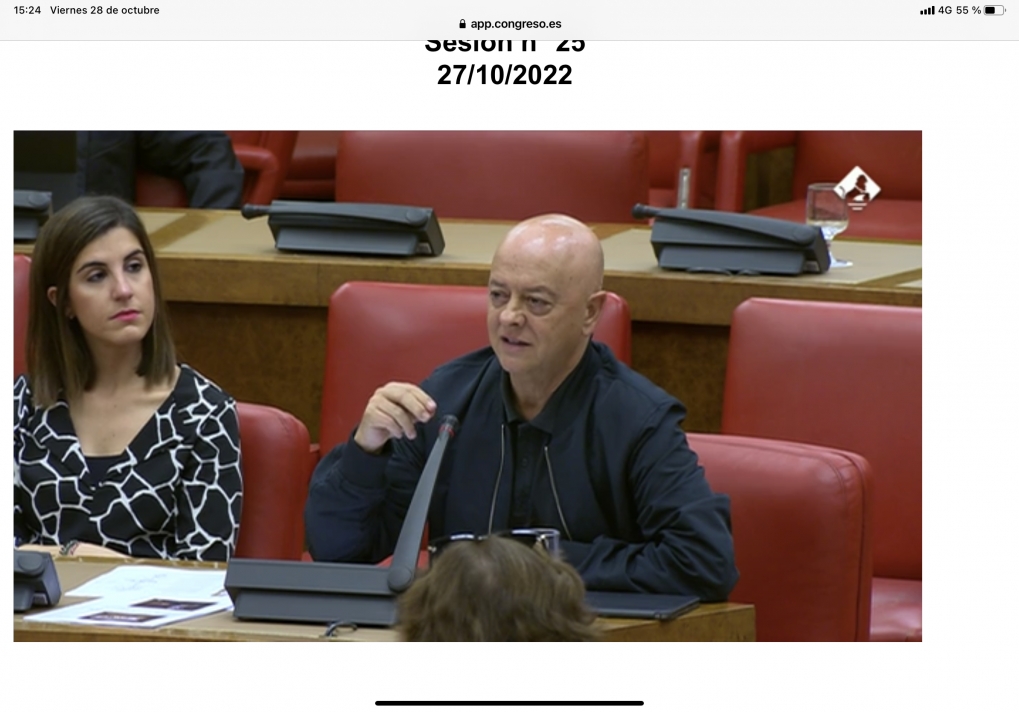 Intervenci&oacute;n en la comparecencia de Magdalena Valerio ante la Comisi&oacute;n Constitucional como candidata a la presidencia del Consejo de Estado.