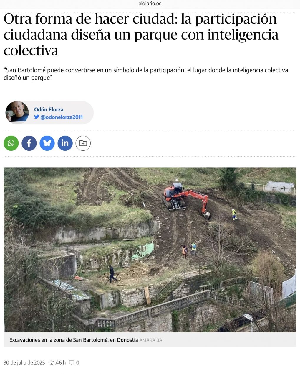 Otra forma de hacer ciudad: la participaci&oacute;n ciudadana dise&ntilde;a un parque con inteligencia colectiva.
