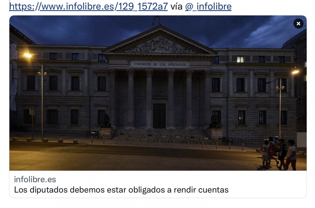 LOS DIPUTADOS DEBEMOS ESTAR OBLIGADOS A RENDIR CUENTAS.