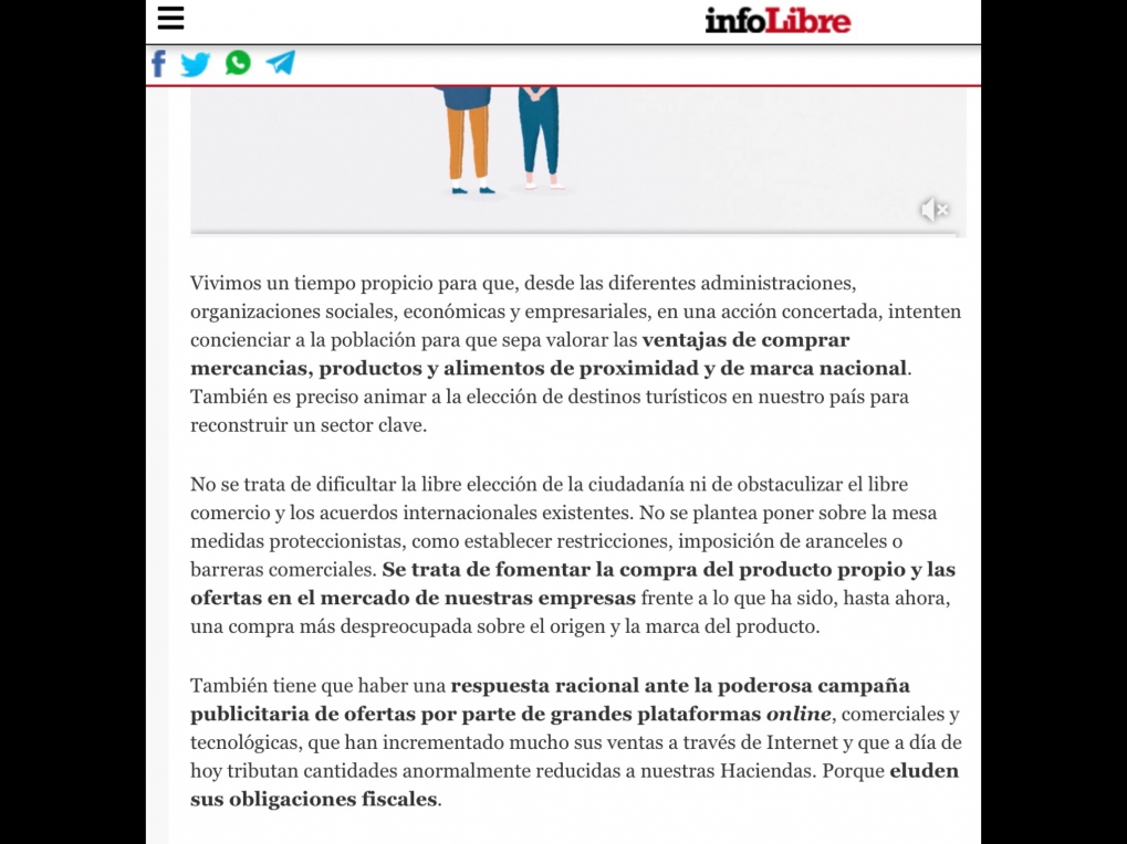 El coronavirus debe cambiar los h&aacute;bitos de compra y consumo en Espa&ntilde;a.